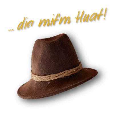 Wir sind die mit dem Hut